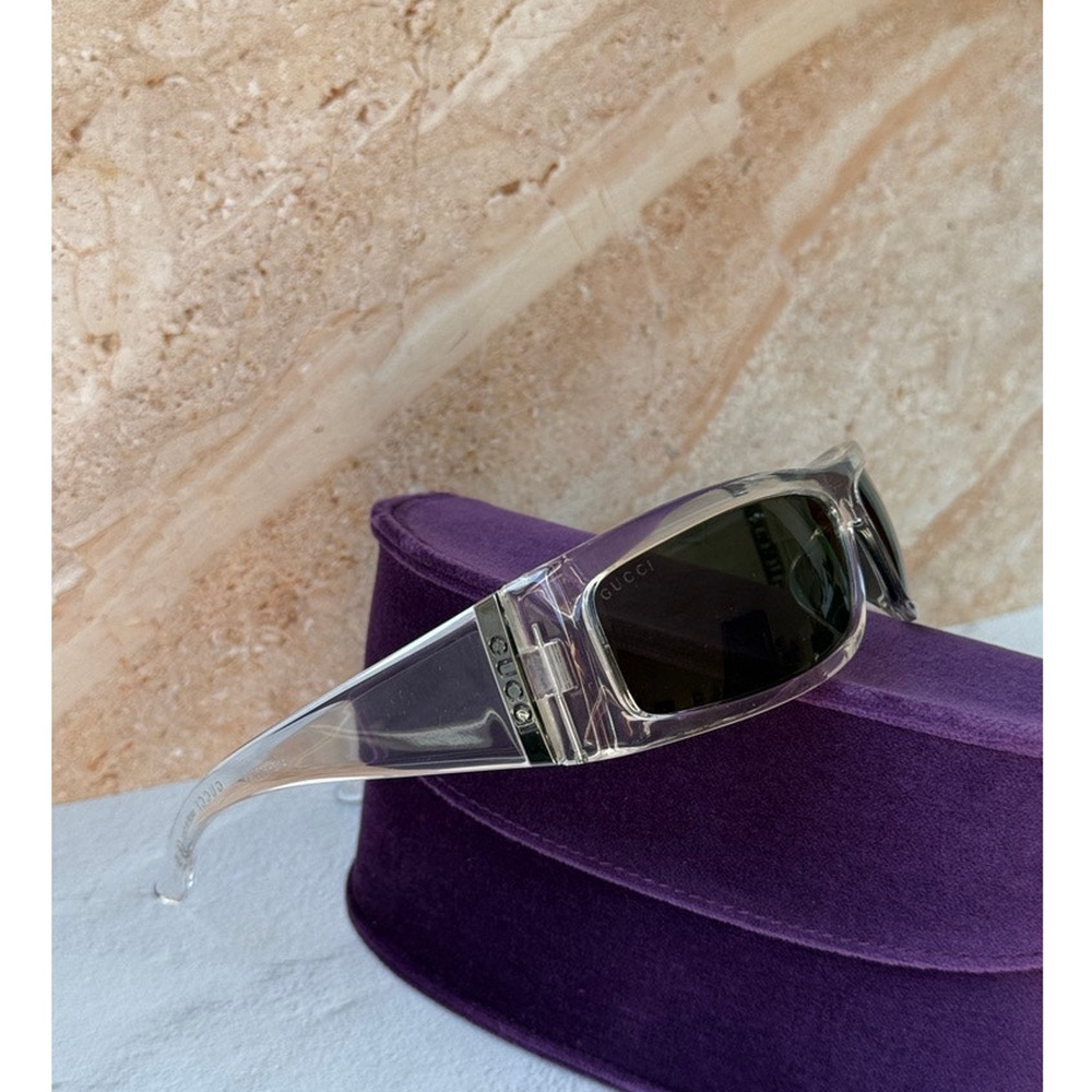 NEW Gucci GG1492S Transparent Shielded Mask Sunglasses $360